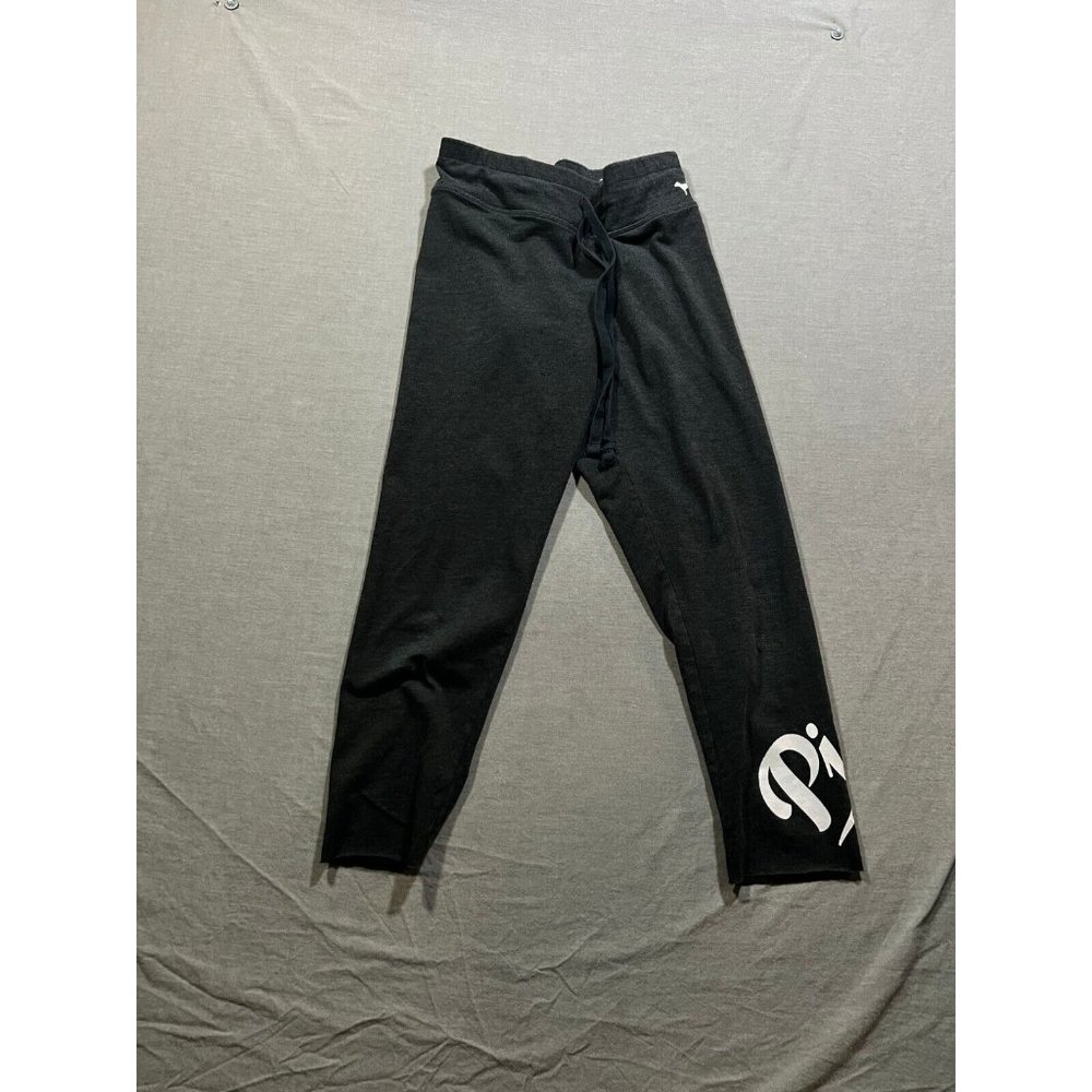 Victoria´s Secret Pink Yoga Pants Womens XS Black Logo Sweatpants Ladies.